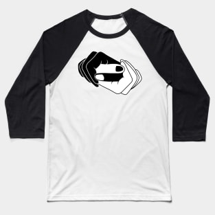 Black and white hands Baseball T-Shirt